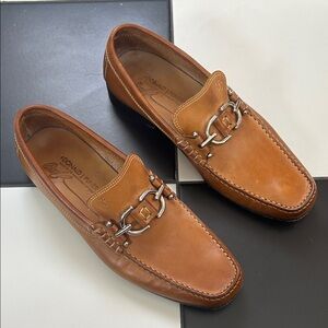 Vintage Donald J. Pliner Brown Italian Leather Loafers